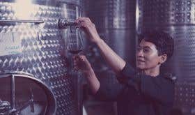Carmen Stevens in her winery