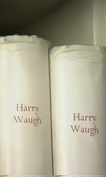 Harry Waugh bookshelves