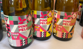 Pink Pelican labels