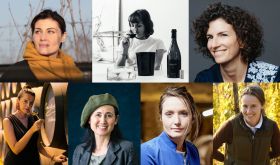 collage of women in wine interviewees