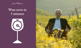 Yiannis Boutaris in the vineyard at Kir Yianni in Amyndeon, Greece