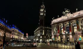 Lille at night