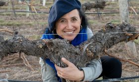 Dr Laura Catena Hugging a Vine