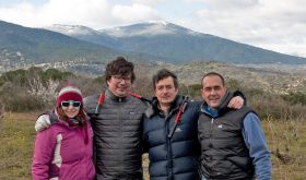 The 4 Monos team in the Gredos mountains