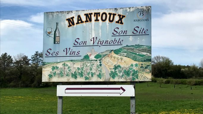 Nantoux signpost