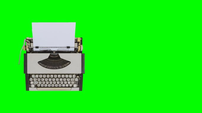 WWC24 typewriter lime green