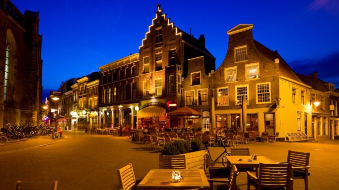 Haarlem at night