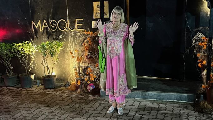 JR outside Masque in Mumbai