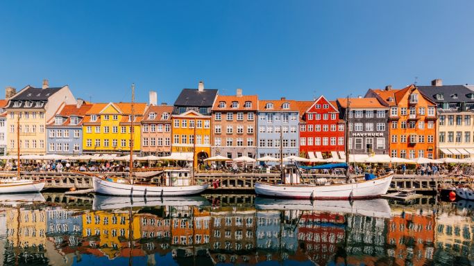 Nyhavn harbour in Copenhagen