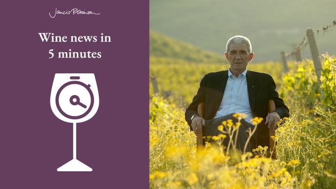 Yiannis Boutaris in the vineyard at Kir Yianni in Amyndeon, Greece