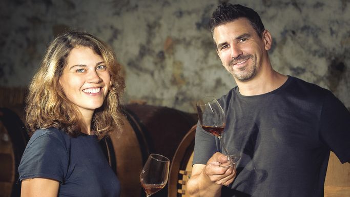 Elodie and Matthew Collet of Domaine Fontanel