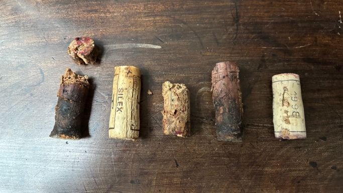 Some old wine corks Nov 2024