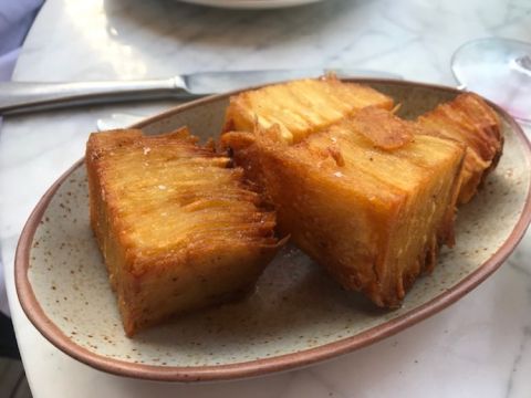 Potatoes at London restaurant Darbys