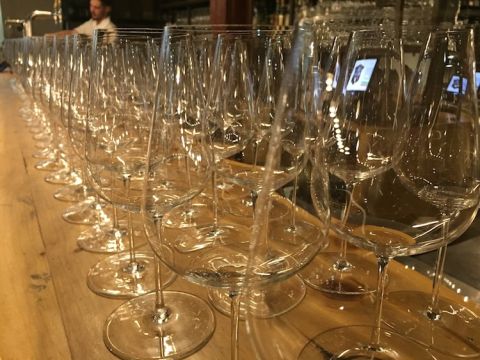 Glasses ready for Valtellina Night