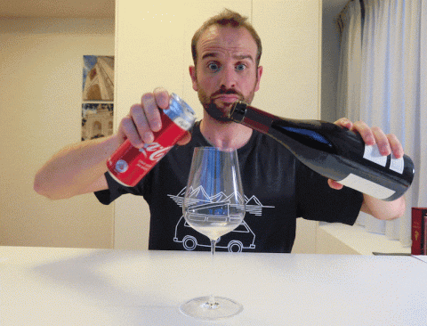 Red wine and coke