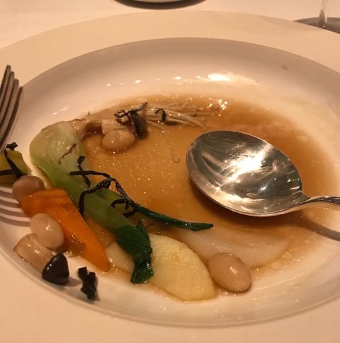 Davies & Brook minestrone warm starter