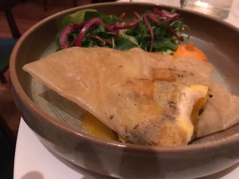 Potato burek at Ampeli restaurant, London