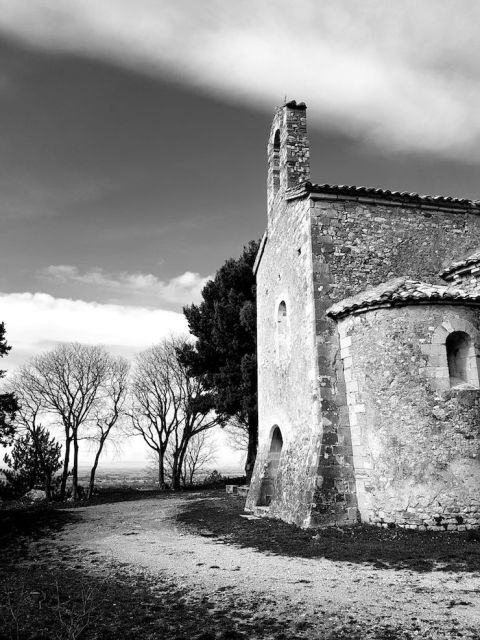 The chapel at St-Cosme in Gigondas