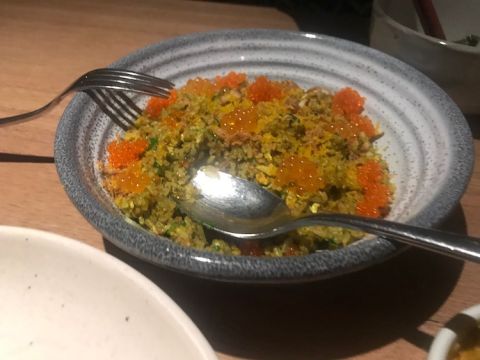 Rice dish at Sunda restaurant in Melbourne