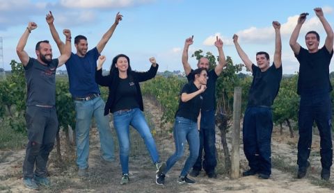 Pares Balta team at the end of harvest 2019