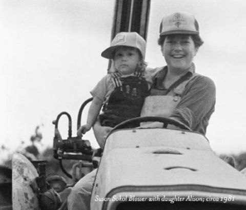 Sokol Blosser - Susan with daughter Alison circa 1981