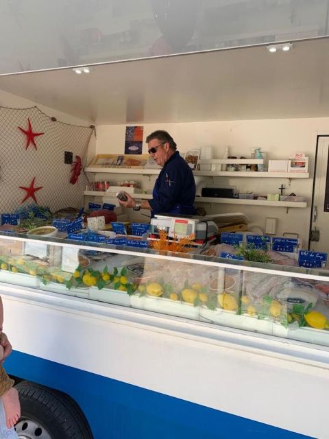 Fish van from Conques-sur-Orbiel in the Aude, Languedoc