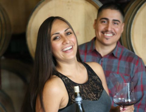 Elena Martinez and Stanley Barrios of Top Winery in Paso Robles