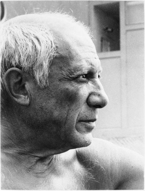 Ervin Marton's portrait of Pablo Picasso 1949, Musée National Picasso-Paris, donated by Sydney and Claude Ruiz-Picasso