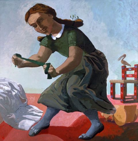 Paula Rego's The Little Murderess 1987 courtesy of Tate Britain, London