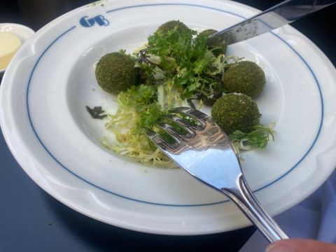 Snail cromesquies at the Grande Brasserie