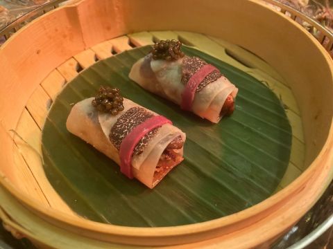 A Wong duck rolls