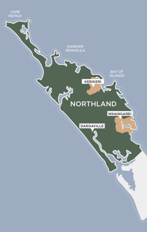 Northland map