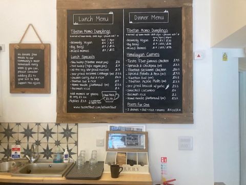 Taste Tibet menu