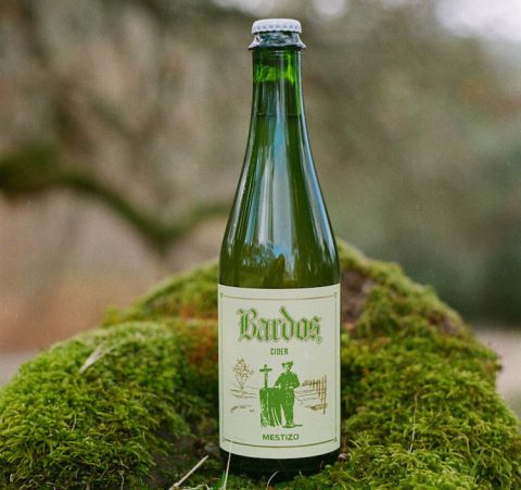 A bottle of “Winter Walker” courtesy of Bardos Cider