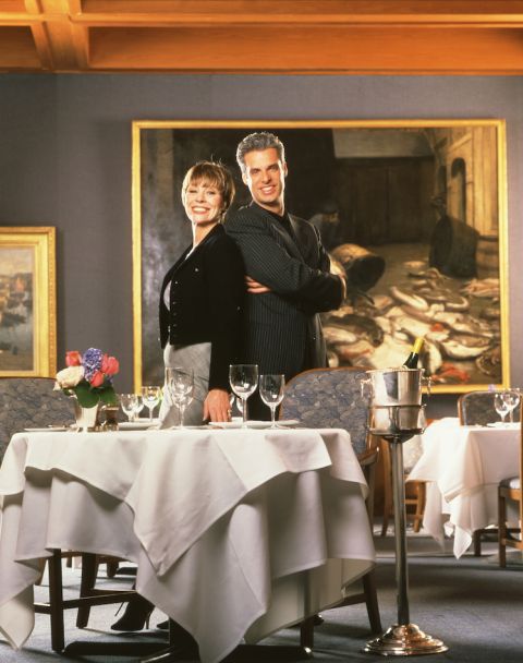Maguy Le Coze and Eric Ripert 1998