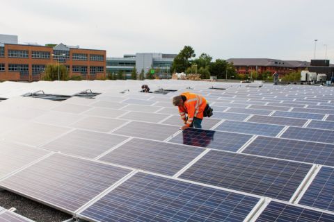 Solar panels TWS Stevenage