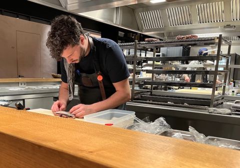 LESS chef hard at work