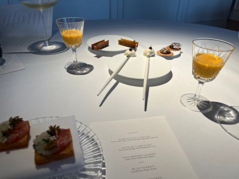 Alex Dilling canapes