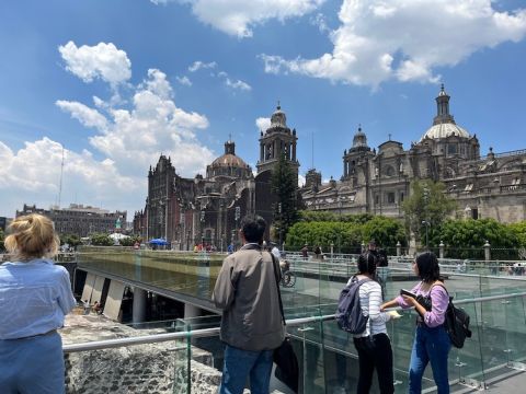 Mexico City tourists