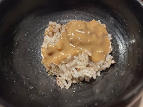 haggis sauce and rice at Sollip