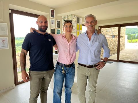 L to R: Riccardo Ferrari, Bianca Ferrini and Carlo Ferrini