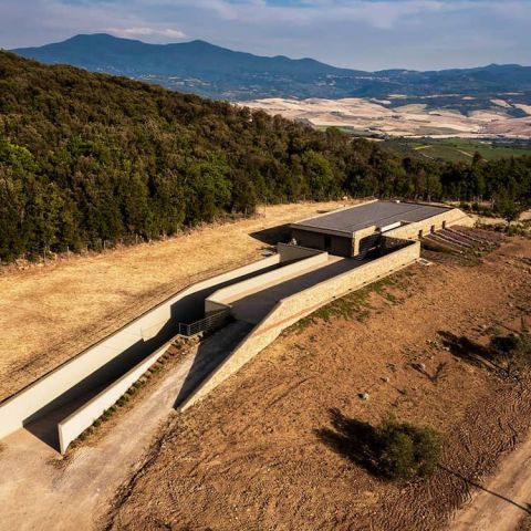 Giodo winery under construction