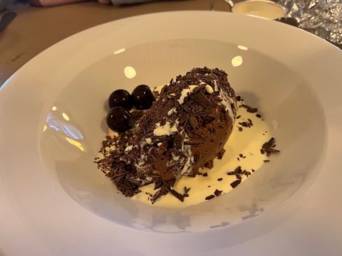 Devonshire chocolate mousse