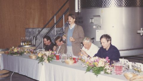 Jess Jackson, Tom Selfridge and KJ winemakers