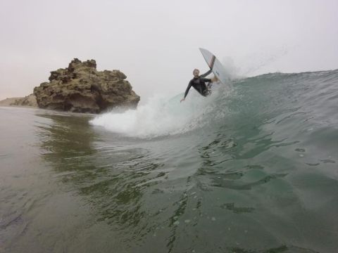 In addition to making some of South Africa’s finest wine, Savage can surf. Images: Duncan Savage