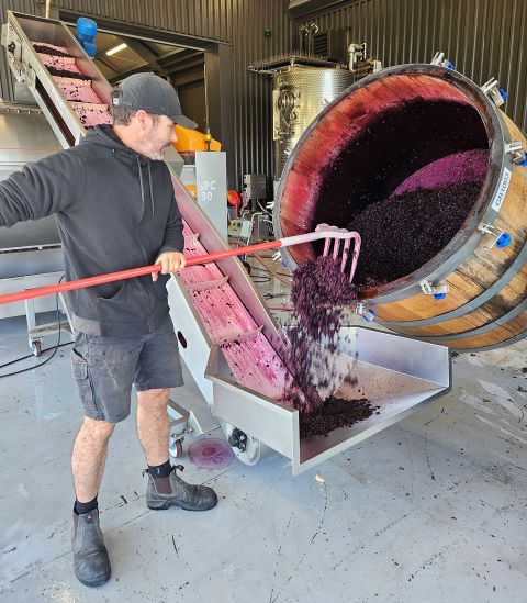 Ben Byrne winemaker at The Landing in Northland