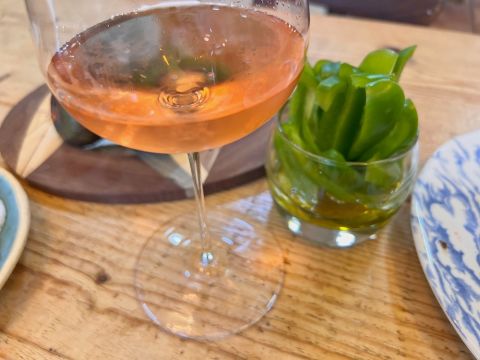 Patelin de Tablas rosé with green pepper in olive oil