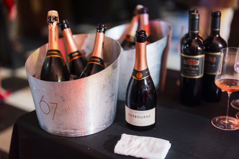 Gusbourne rosé and Don Maximiano at Wine Communicator Awards