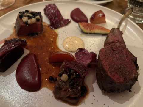 The Harwood Arms main course of venison