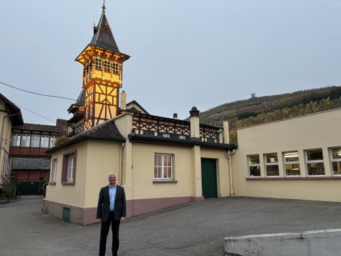 Jean Trimbach at the family winery